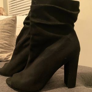 Fashion Nova Peep-Toe Bootie
